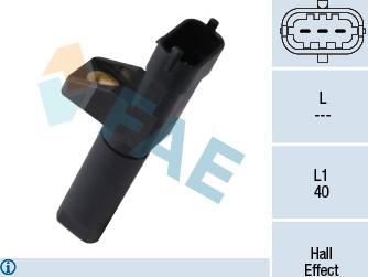 FAE 79357 - Crankshaft position sensor, RPM car-mod.net
