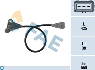 FAE 79364 - Crankshaft position sensor, RPM car-mod.net