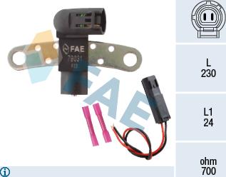 FAE 79319 - Crankshaft position sensor, RPM car-mod.net