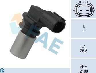FAE 79316 - Crankshaft position sensor, RPM car-mod.net