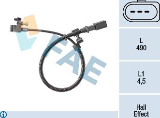 FAE 79384 - Crankshaft position sensor, RPM car-mod.net