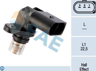FAE 79209 - Camshaft position Sensor car-mod.net