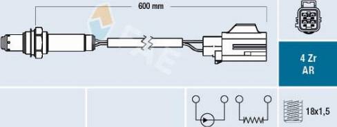 FAE 75629 - Oxygen, Lambda Sensor car-mod.net
