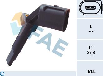 FAE 78090 - ABS sensor, wheel speed car-mod.net