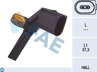 FAE 78061 - ABS sensor, wheel speed car-mod.net