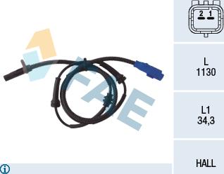 FAE 78034 - ABS sensor, wheel speed car-mod.net