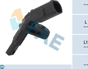 FAE 78142 - ABS sensor, wheel speed car-mod.net