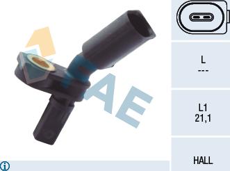 FAE 78103 - ABS sensor, wheel speed car-mod.net