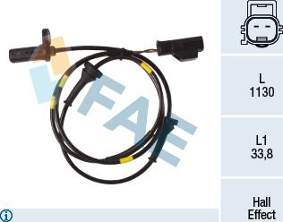 FAE 78269 - ABS sensor, wheel speed car-mod.net