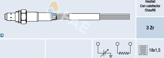 FAE 77003 - Oxygen, Lambda Sensor car-mod.net