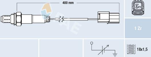 FAE 77766 - Oxygen, Lambda Sensor car-mod.net