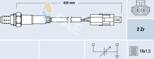 FAE 77773 - Oxygen, Lambda Sensor car-mod.net
