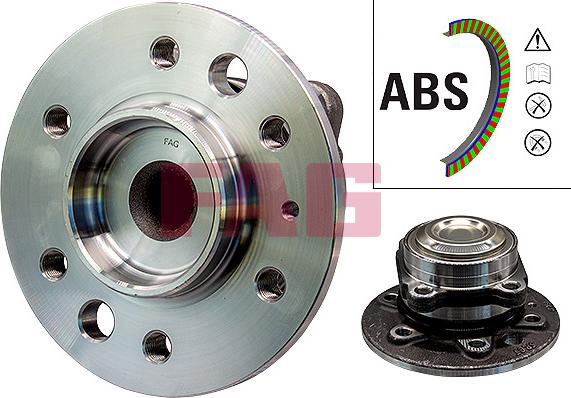 FAG 713 6980 30 - Bearing Kit, wheel hub car-mod.net