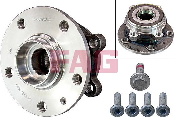 FAG 713 6110 80 - Bearing Kit, wheel hub car-mod.net