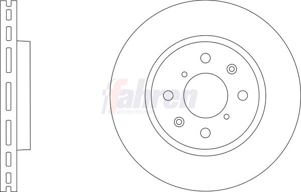 Fahren FBD6676 - Brake Disc car-mod.net