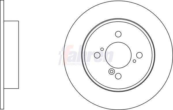 Fahren FBD6677 - Brake Disc car-mod.net
