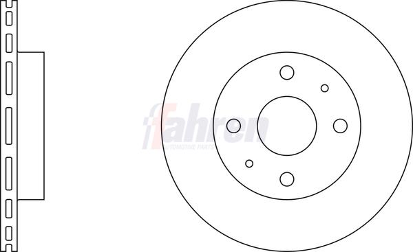 Fahren FBD6343 - Brake Disc car-mod.net