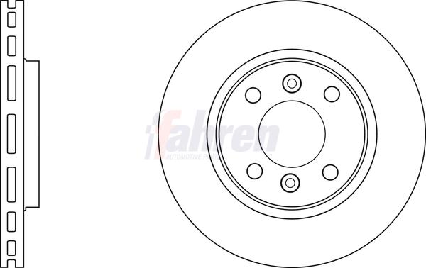 Fahren FBD6302 - Brake Disc car-mod.net