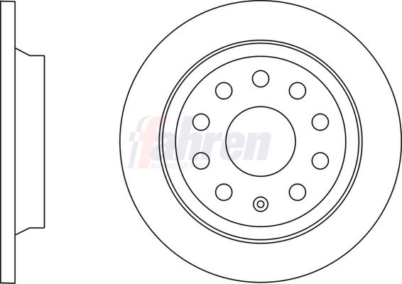Fahren FBD6780 - Brake Disc car-mod.net