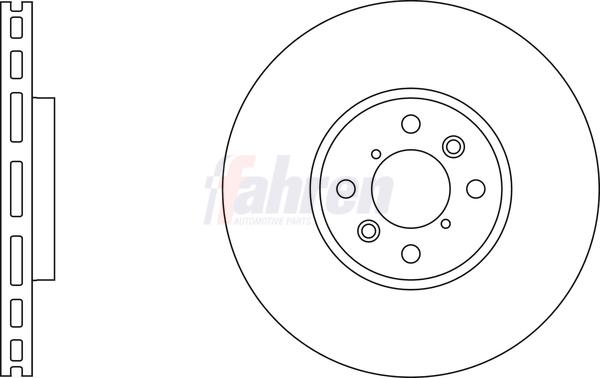 Fahren FBD6777 - Brake Disc car-mod.net