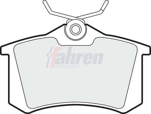 Fahren FBP3005 - Brake Pad Set, disc brake car-mod.net