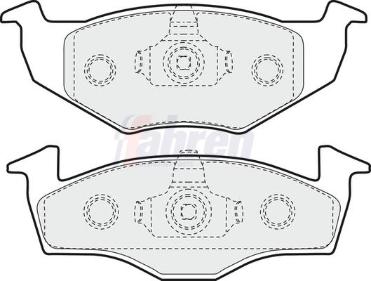 Fahren FBP3028 - Brake Pad Set, disc brake car-mod.net