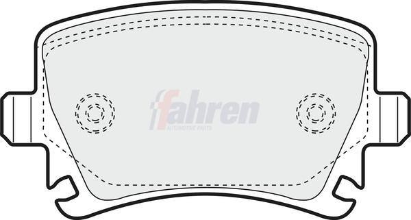 Fahren FBP3077 - Brake Pad Set, disc brake car-mod.net