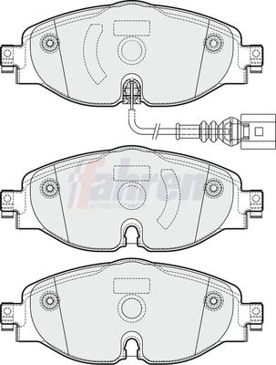 Fahren FBP3365 - Brake Pad Set, disc brake car-mod.net