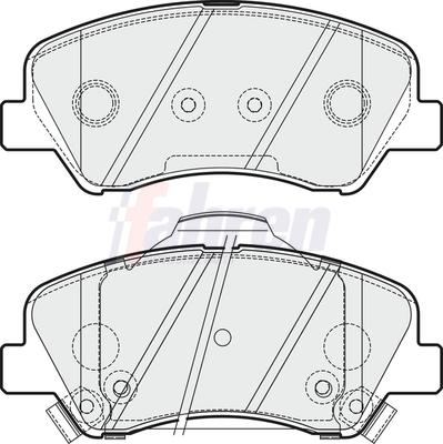 Fahren FBP3361 - Brake Pad Set, disc brake car-mod.net