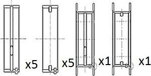 FAI AutoParts BM1059-025 - Main Bearings, crankshaft car-mod.net