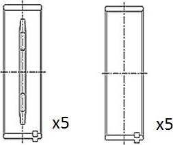 FAI AutoParts BM1057-025 - Main Bearings, crankshaft car-mod.net
