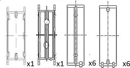 FAI AutoParts BM1064-050 - Main Bearings, crankshaft car-mod.net