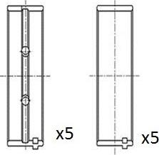 FAI AutoParts BM1011-025 - Main Bearings, crankshaft car-mod.net
