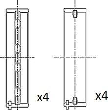 FAI AutoParts BM1017-025 - Main Bearings, crankshaft car-mod.net