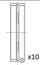 FAI AutoParts BM1025-010 - Main Bearings, crankshaft car-mod.net