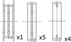 FAI AutoParts BM1021-025 - Main Bearings, crankshaft car-mod.net