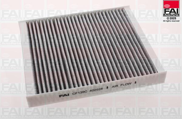 FAI AutoParts CF139C - Filter, interior air car-mod.net
