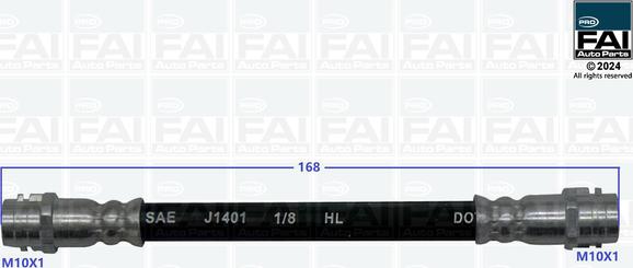 FAI AutoParts FPBH180 - Brake Hose car-mod.net