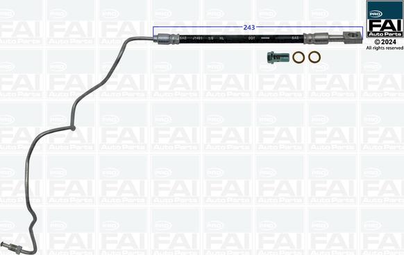FAI AutoParts FPBH261 - Brake Hose car-mod.net
