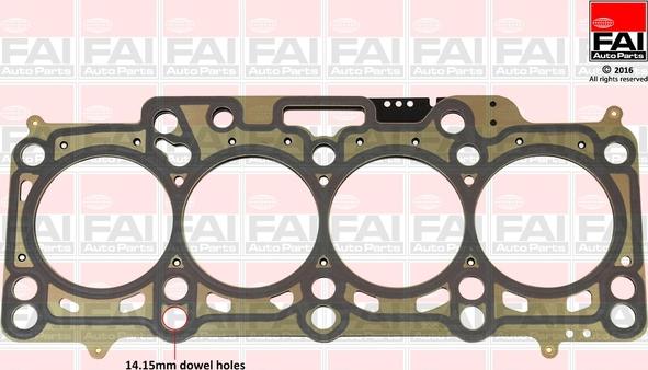 FAI AutoParts HG1663B - Gasket, cylinder head car-mod.net