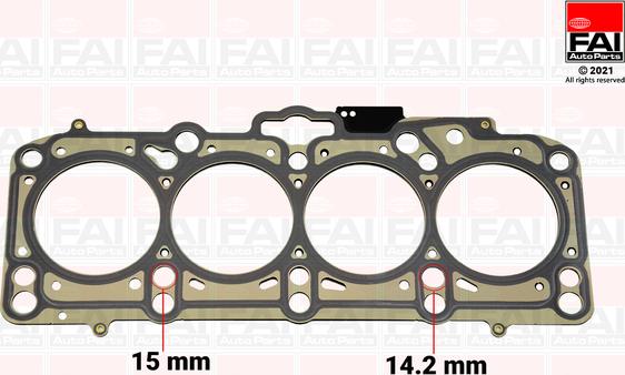 FAI AutoParts HG1012A - Gasket, cylinder head car-mod.net