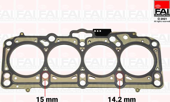 FAI AutoParts HG1012B - Gasket, cylinder head car-mod.net