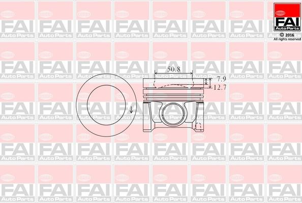 FAI AutoParts PK1-050 - Piston car-mod.net