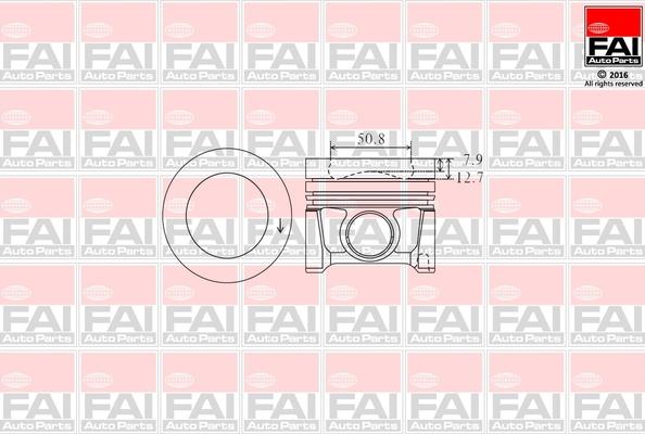 FAI AutoParts PK1-000 - Piston car-mod.net