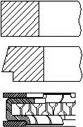 FAI AutoParts PR127-000 - Piston Ring Kit car-mod.net