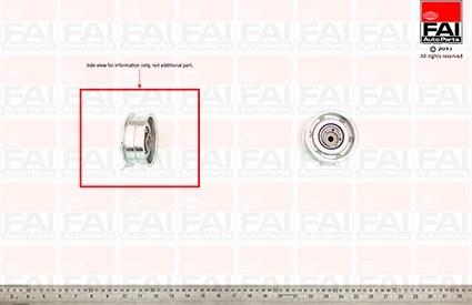 FAI AutoParts T9307 - Tensioner Pulley, timing belt car-mod.net