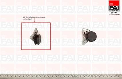 FAI AutoParts T1000 - Pulley, v-ribbed belt car-mod.net