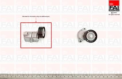 FAI AutoParts T1007 - Tensioner Lever, V-belt car-mod.net
