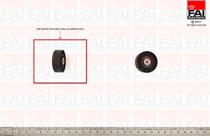 FAI AutoParts T1027 - Pulley, v-ribbed belt car-mod.net