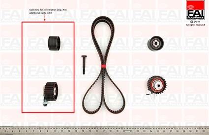 FAI AutoParts TBK433 - Timing Belt Set car-mod.net